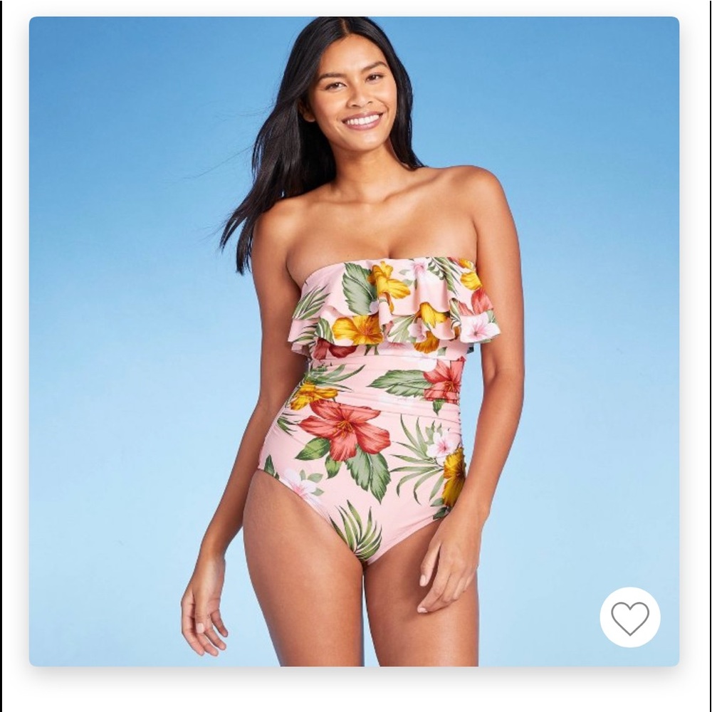 Women’s Double Flounce One Piece Swimsuit